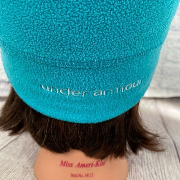 Under armour women OS fleece beanie hat w/soft lining Light Blue - Picture 4 of 8